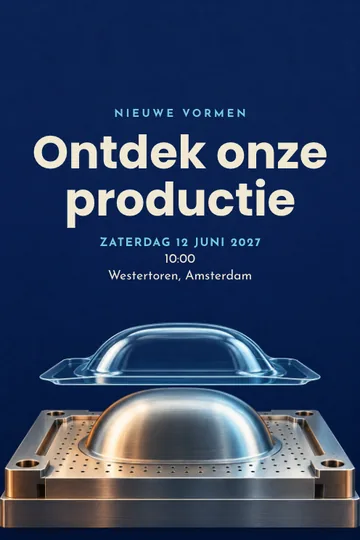 Uitnodiging met het ontwerp Nieuwe vormen