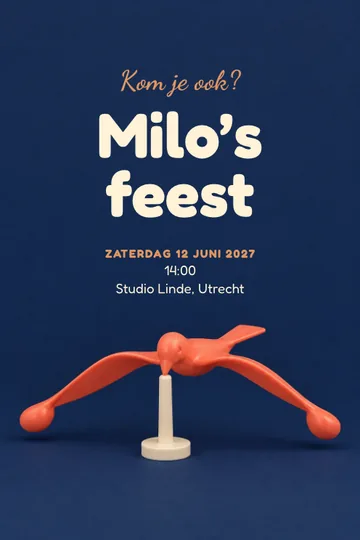 Uitnodiging met het ontwerp Perfect in balans