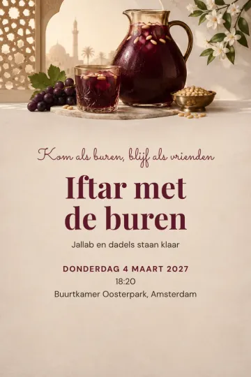Uitnodiging Feestdagen, ontwerp Kan jallab